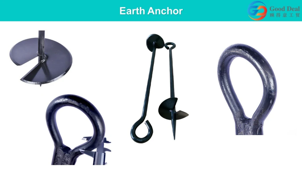 Hevy Duty Drop Anchor Ground Anchor Helical Anchor Earth Auger Anchor Ground Anchor